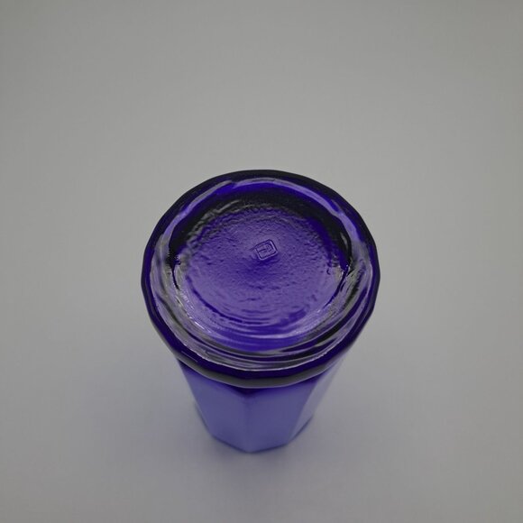 Anchor Hocking Essex Cobalt Blue Iced Tea Glass Vintage Tumbler - Picture 6 of 13